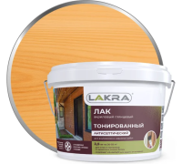 Лак в/д тониров.орегон 2,5кг Лакра