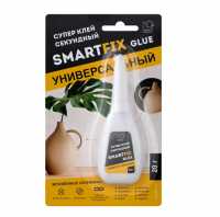 Клей супер 20гр универсальный SmartFix GLUE 
