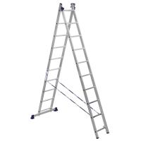 Лестница 2х10 ступеней, 2850см/5050см
