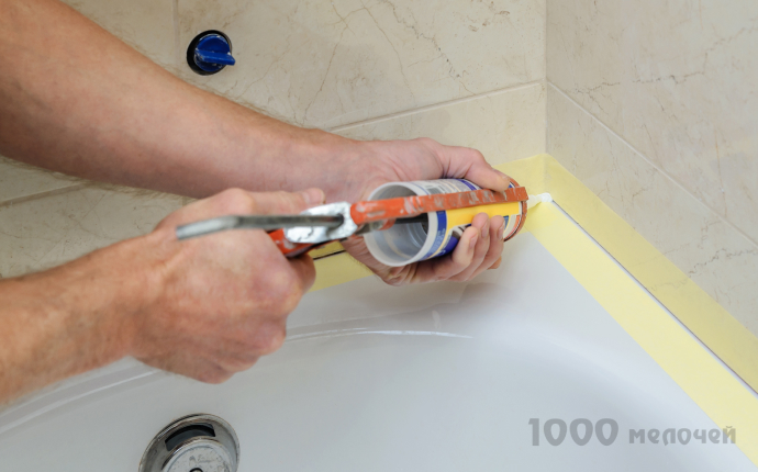 Как обновить шов в ванной?