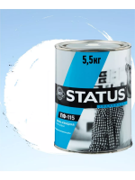 Эмаль ПФ-115 белая 5,5кг "STATUS"