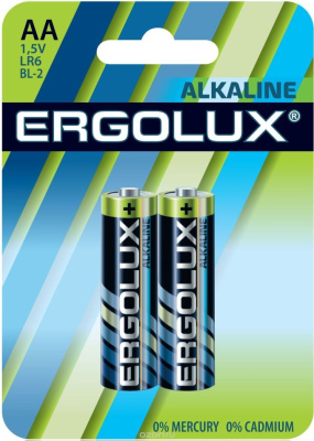 Э/п Ergolux LR06 BL2