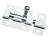 Шпингалет ЗТ-4 белый