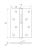 Петля Avers 100*70*2.5-B-АВ-R 2шт