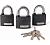 Замок висячий Apecs PD-01-50-Blister (3Locks+5Keys)