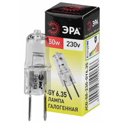 Лампа ЭРА галог. G6.35 50Вт 230В