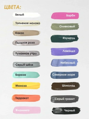 Краска д/мебели (БЕЛЫЙ) 0,75л "SOLEX"