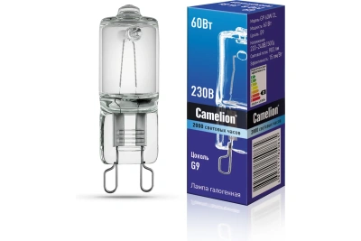Лампа Camelion G9 60Вт 220B прозр.