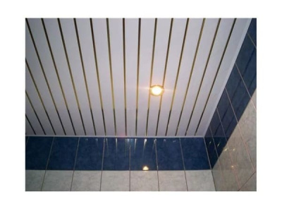 Панель ПВХ 0,24*3,0*0,8 лак.золото 3-х секц.
