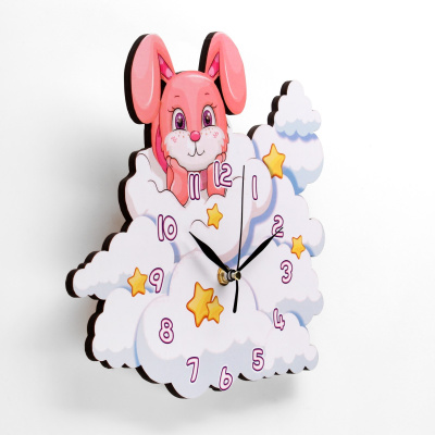 Часы наст. Зайчик на облаке 9293617