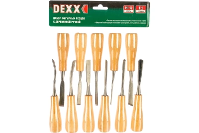 Стамески фигурные Мини DEXX 11шт