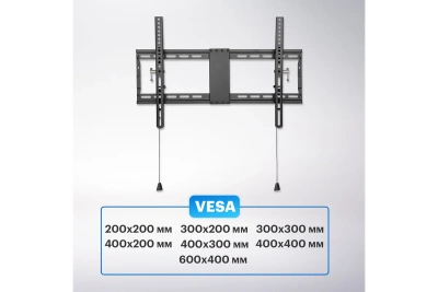 Кронштейн д/LED телевизора 37"-80" накл.б/фикс 38-0344
