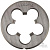 Плашка трубная 1/2" 70714