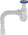 Aguant Сифон для кухни 1 1/2"х40 с метал.решеткой В0100-20MR