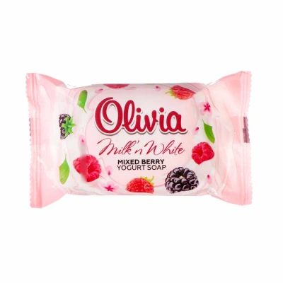 Мыло туалетное 140гр "OLIVIA MIXED BERRY YOGURT SOAP"