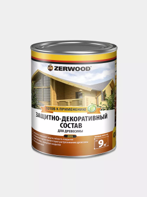 Защитно-Декор.(бесцвет.) 0,85л "ZERWOOD" алкидная