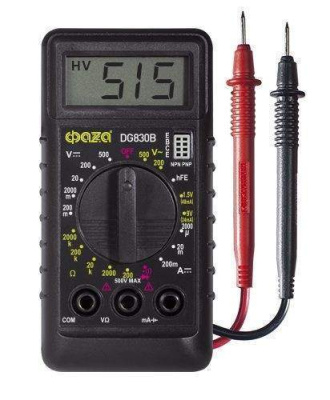 Мультиметр DG830В Фаза