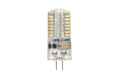 Лампа General  3W 6K G4 12V S силикон
