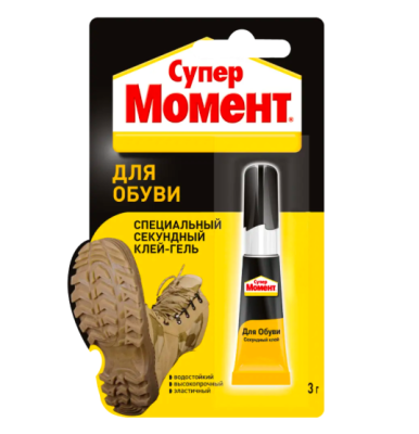 Клей Момент Супер 3гр д/обуви
