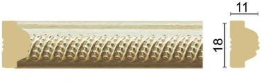 Интерьерн. багет 1МБ 1,8-6 "Крем"