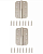 Петля Avers 100*70*2.5-B-NIS-R 2шт