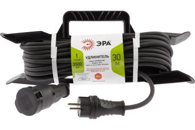 Удлинитель ЭРА 30м IP44 с/з 3*1,0 рамка