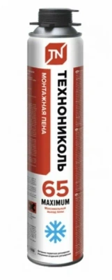 Пена монтажная проф. "ТЕХНОНИКОЛЬ 65" зимняя 850гр